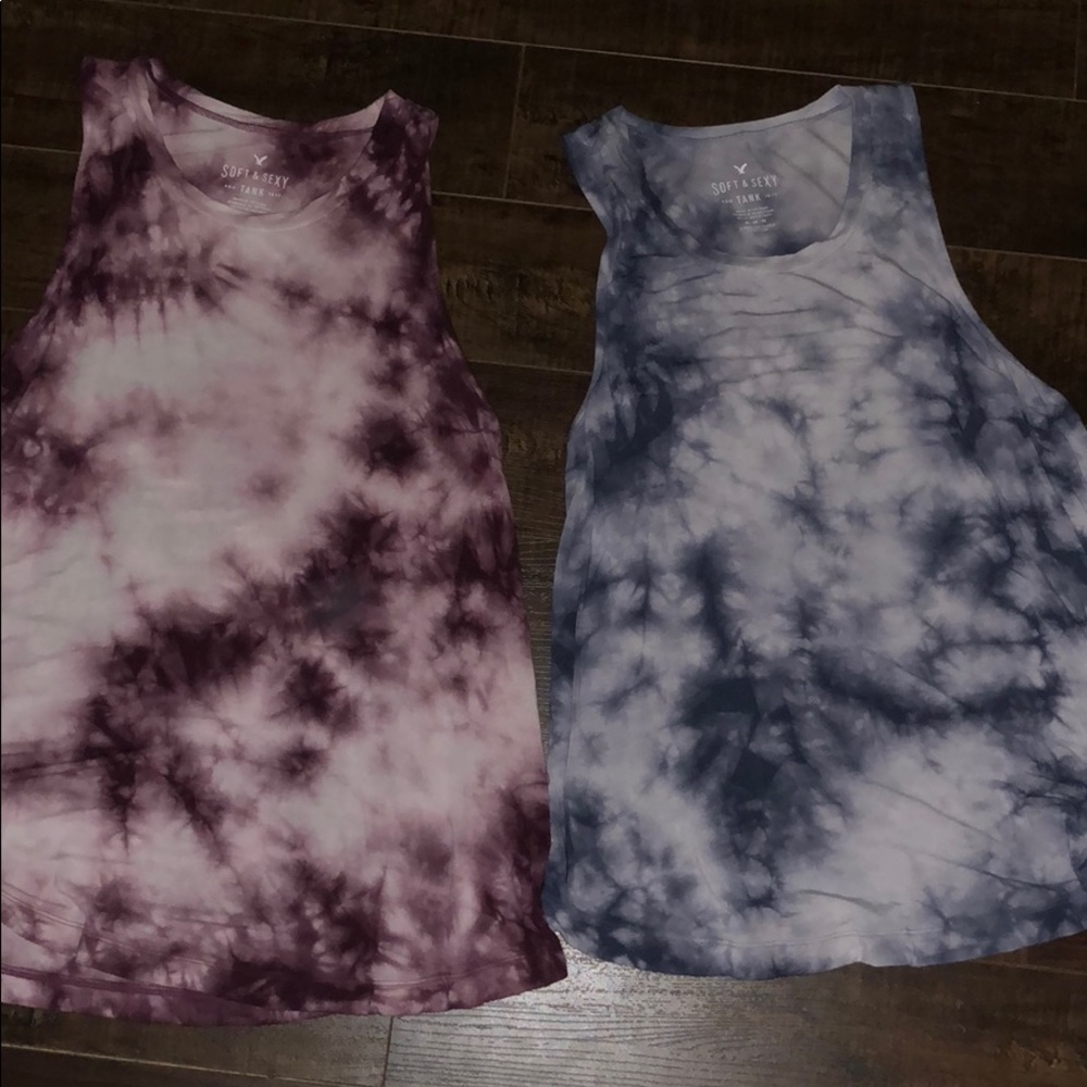 American Eagle Tie-Dye Tops